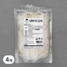 스가홍 제주 냉면 무김치, 800g, 4개