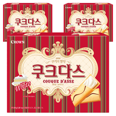 크라운 쿠크다스 화이트, 289g, 3개