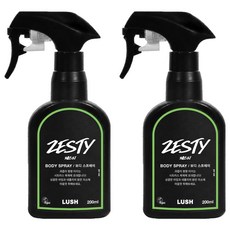 러쉬 제스티 보디 스프레이, 200ml, 2개