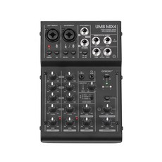 arsnovo 4通道USB介面音訊混音器, UMB-MIX4, 混合色