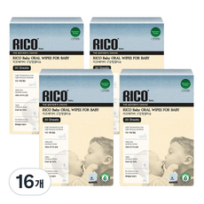 RICO Baby 嬰幼兒口腔清潔濕巾, 16個