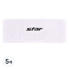 star sports 髮帶, 白色