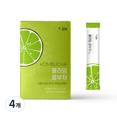 康普茶沖泡粉隨身包 沁涼萊姆口味, 5g, 15條, 4盒