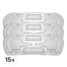 동명 안전모 후두부 충격방지대, 투명, 15개