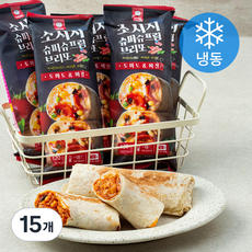 천일냉동 소시지 슈퍼 슈프림 브리또 (냉동), 120g, 1개입, 15개