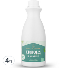 베티나르디 티베이스 쿨 페퍼민트, 1.2kg, 4개