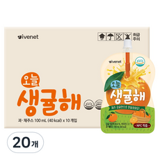 韓國 ivenet 今日新鮮橘子汁 100ml, 20個