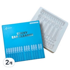 아우라팸 유아용 접착식 귀이개 대형 케이스형, 2개, 24개입