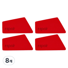 espoir 艾絲珀 合身海綿手持, 8個, 紅色