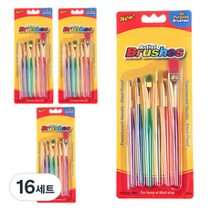 abm 藝術畫筆 6支組, 16套