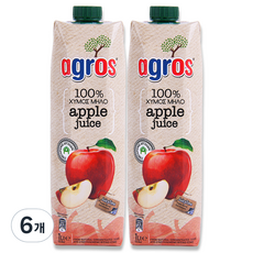 蘋果汁, 6個, 1L