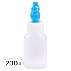 PE 펭귄 긴마개 투약병 랜덤발송 20cc, 200개