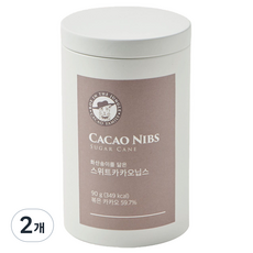 카카오패밀리 화산송이를 닮은 스위트 카카오닙스, 90g, 2개