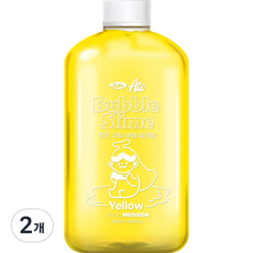 PAUL MEDISON 大容量兒童Ato泡泡史萊姆 黃色 黃色, 550ml, 2個