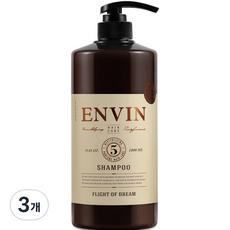 앙방 약산성 퍼퓸 헤어케어 샴푸 플라잇오브드림, 1L, 3개