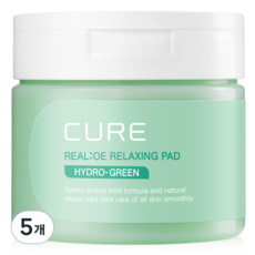 김정문알로에 큐어 릴렉싱 패드 200ml, 60매입, 5개