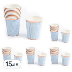 PARTYHAE 感性派對杯 大理石藍, 15套, 10入