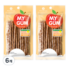 네츄럴코어 강아지 크런치 스틱 덴탈껌 23p, 오리, 69g, 6개