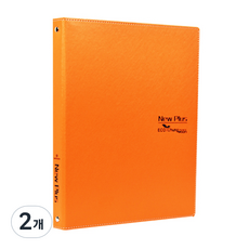 ECO Chungwoon Noble 皮革樂譜夾 30頁 A4, 橘色, 2個