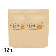 바른워터 건조 레몬차 대용량, 20g, 12개