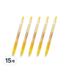 PILOT 百樂 Juice 果汁筆 0.38mm LJU-10UF, 黃色, 15個