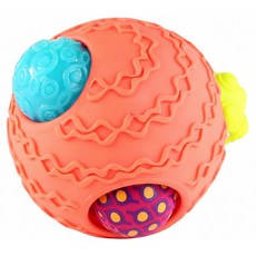 B.toys 波麗觸覺感統球組 6個月以上, 葡萄柚, 1組