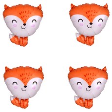 anagram 派對秀兒童造型鋁箔氣球, 狐狸, 4個