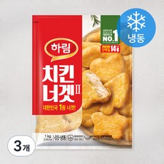 하림 치킨너겟 2 (냉동), 1kg, 3개