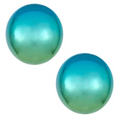 아나그램 파티쇼 오브옹브레 은박풍선, 블루그린, 2개