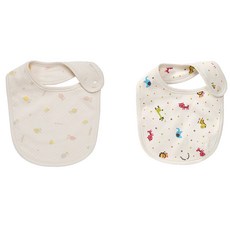 withorganic 印花圍兜2件組 4號