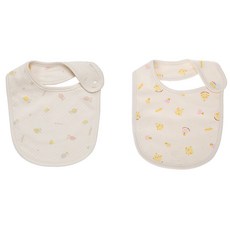 withorganic 印花圍兜2件組 21號