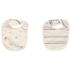 withorganic 印花圍兜2件組 24號