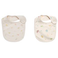 withorganic 印花圍兜2件組 38號