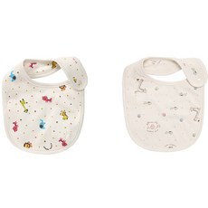 withorganic 印花圍兜 39號 2件組