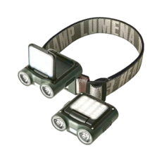 LUMENA X3 多功能LED頭燈 續航80小時 卡其色, 軍綠色, 1個