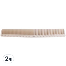 블루리빙 여성용 스타일리스트 머리 빗 중 커팅, 2개, 살구