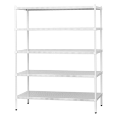 dayneeds 日需百備 極致美學 烤漆架 120 x 45 x 150cm 白色 5層