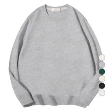 일루소 WD 무지 오버핏 맨투맨