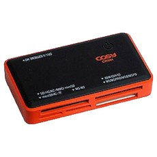 COSY F패널 카드 리더 라이터, CR981, 오렌지, 오렌지 (M210549)