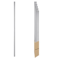 FANCY LIFE 不鏽鋼環保吸管 細直管, 1套, 10個裝