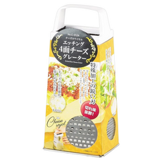 PEARL LIFE 珍珠金屬 四面刨絲器 Cheese Royale 9.5 x 7 x 20.5cm, 銀色, 1個