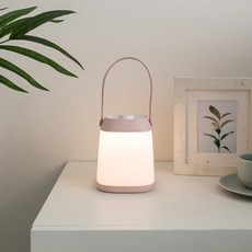 스피아노 마카롱 LED 충전식 무드등 SL-ML100, 핑크