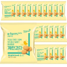 efarm 雞蛋餅乾, 20包, 30g