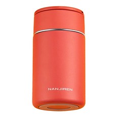 南極人 小雅燜燒杯 316不鏽鋼古典美燜燒罐 800ml, 山楂紅, 1個