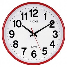 A-ONE 金吉星 亮彩靜音掛鐘 TG-0325, 顏色隨機