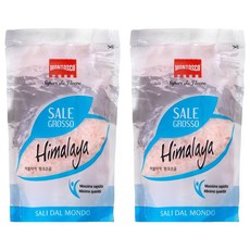 몬타스코 히말라야 굵은 핑크소금, 500g, 2개