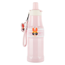 BEDDYBEAR 杯具熊 激浪雙飲保溫杯 316不銹鋼 粉花花, 550ml, 1個, 粉紅色