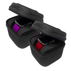 高級休閒旅行用手錶收納盒 高級款, 黑色, 2個