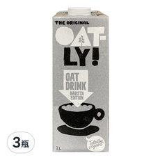 OATLY 咖啡師燕麥飲, 1L, 3瓶