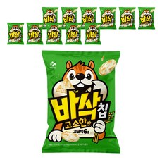 CJ 바삭칩 고소한맛 고단백 쌀과자, 12개, 45g